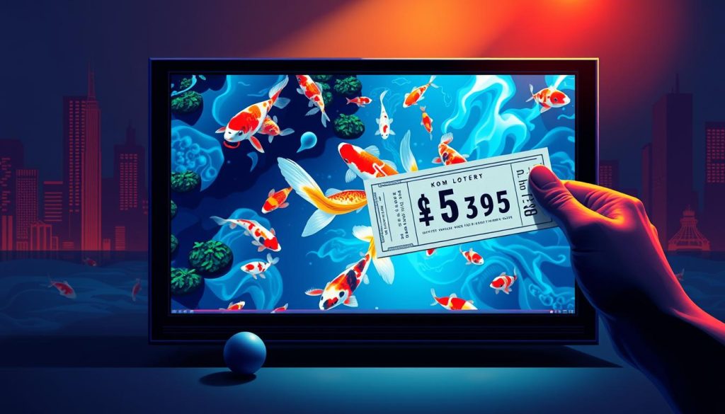 A vibrant, visually striking illustration of "video koi lottery success tips". In the foreground, a captivating video screen showcases a dynamic koi pond, its colorful fish swimming gracefully. The middle ground features a hand holding a lottery ticket, symbolic of the video's promised lottery success. The background depicts a stylized cityscape, hinting at the grand financial rewards awaiting the viewer. Dramatic lighting casts dramatic shadows, creating an air of mystery and anticipation. The composition is balanced, the colors rich and vivid, inviting the viewer to explore the secrets of "Video Koi Lottery Systems: Simple & Easy Wins in 2025". A vibrant, visually striking illustration of "video koi lottery success tips". In the foreground, a captivating video screen showcases a dynamic koi pond, its colorful fish swimming gracefully. The middle ground features a hand holding a lottery ticket, symbolic of the video's promised lottery success. The background depicts a stylized cityscape, hinting at the grand financial rewards awaiting the viewer. Dramatic lighting casts dramatic shadows, creating an air of mystery and anticipation. The composition is balanced, the colors rich and vivid, inviting the viewer to explore the secrets of "Video Koi Lottery Systems: Simple & Easy Wins in 2025".